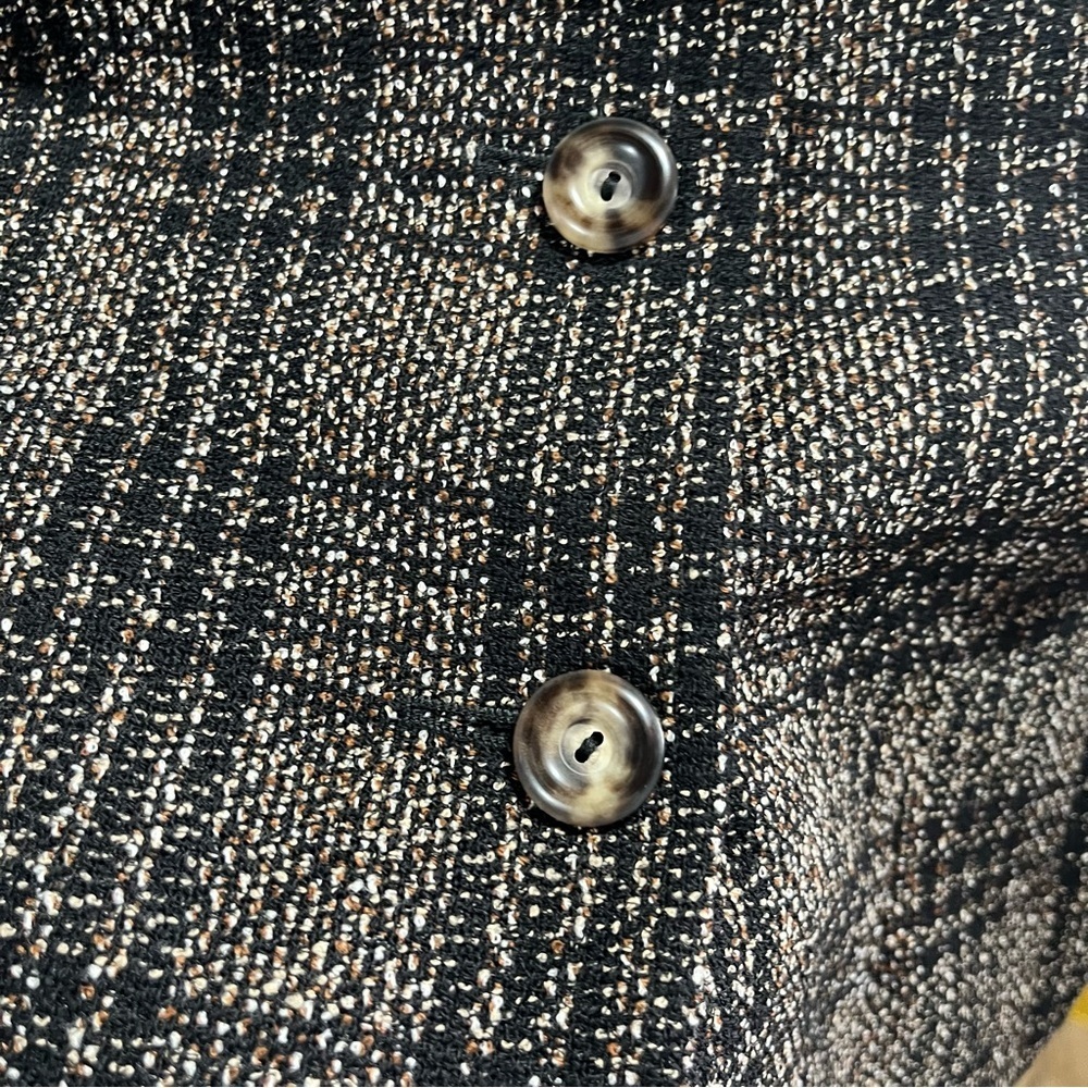 A-K-R-I-S ~ Women’s Tweed Wool Button Down Checke… - image 5